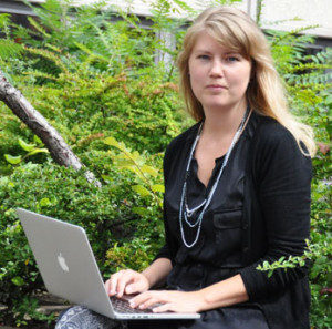 Hanna Carlsson, AV Media i Kalmar, för hennes föreläsning om vad barn gör på nätet under Digitala veckan.